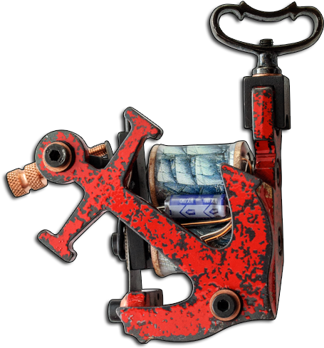 Hamburg - Bavarian Tattoo Machines (600x570), Png Download