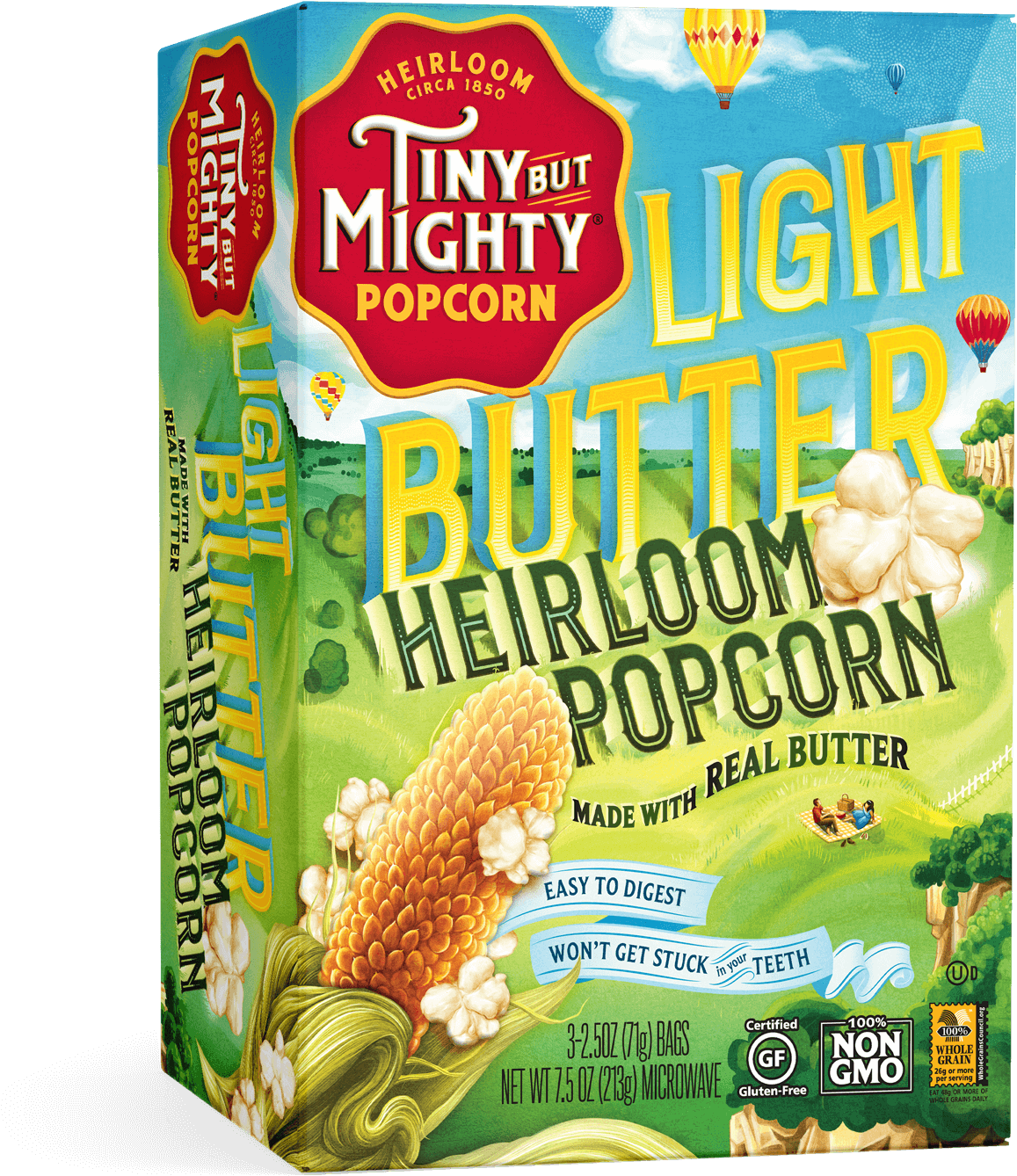 Microwave Varieties - Popcorn (1500x1700), Png Download