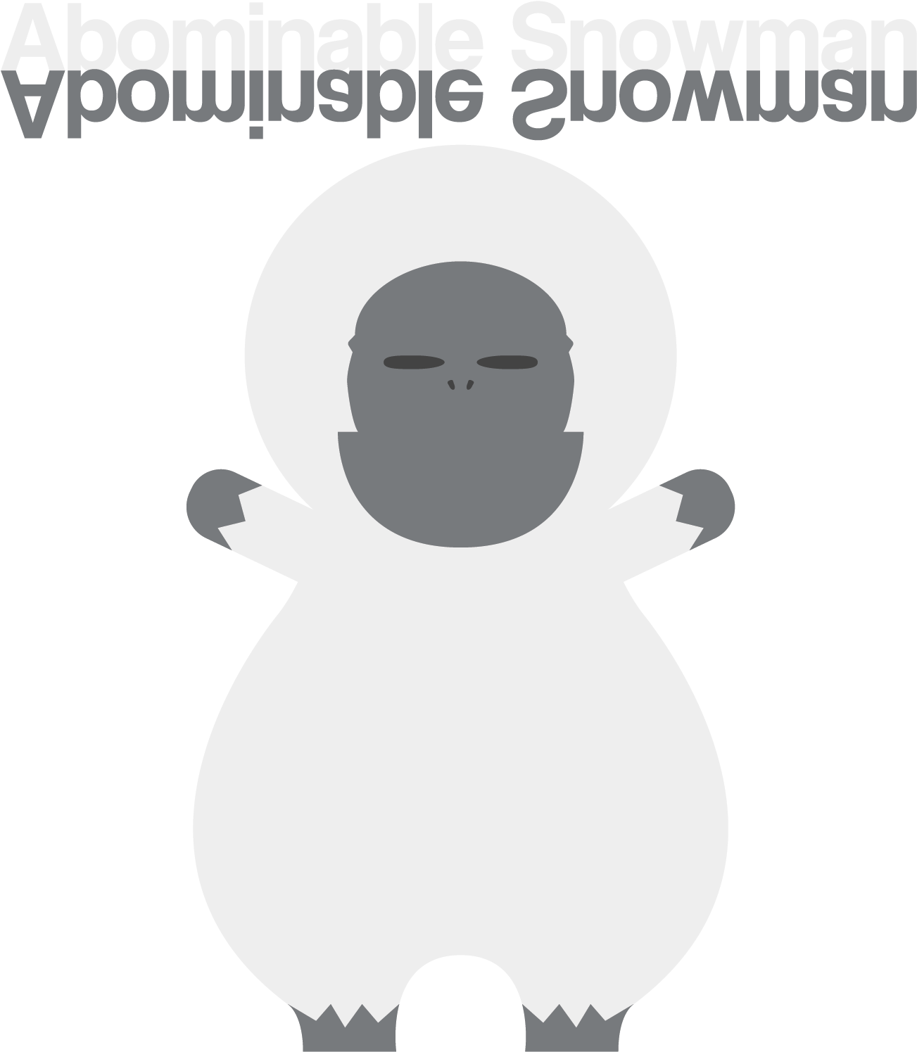 The Abominable Snowman - Cartoon (1800x1800), Png Download