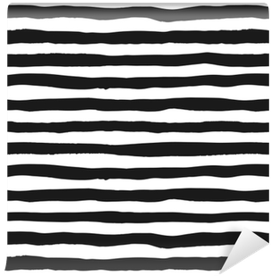 Grunge Seamless Pattern Of Black And White Lines, Seamless - Monochrome (400x400), Png Download