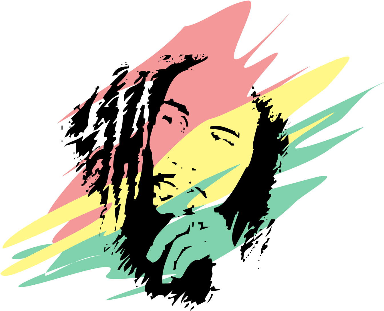 Bob Marley Png Hd - Bob Marley Logo (1600x1136), Png Download