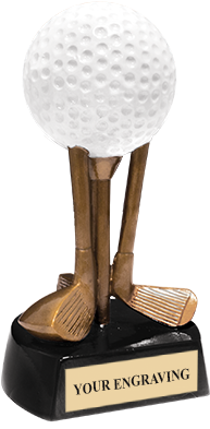 2396-1 Golf Club Tee - Sculpture (300x400), Png Download