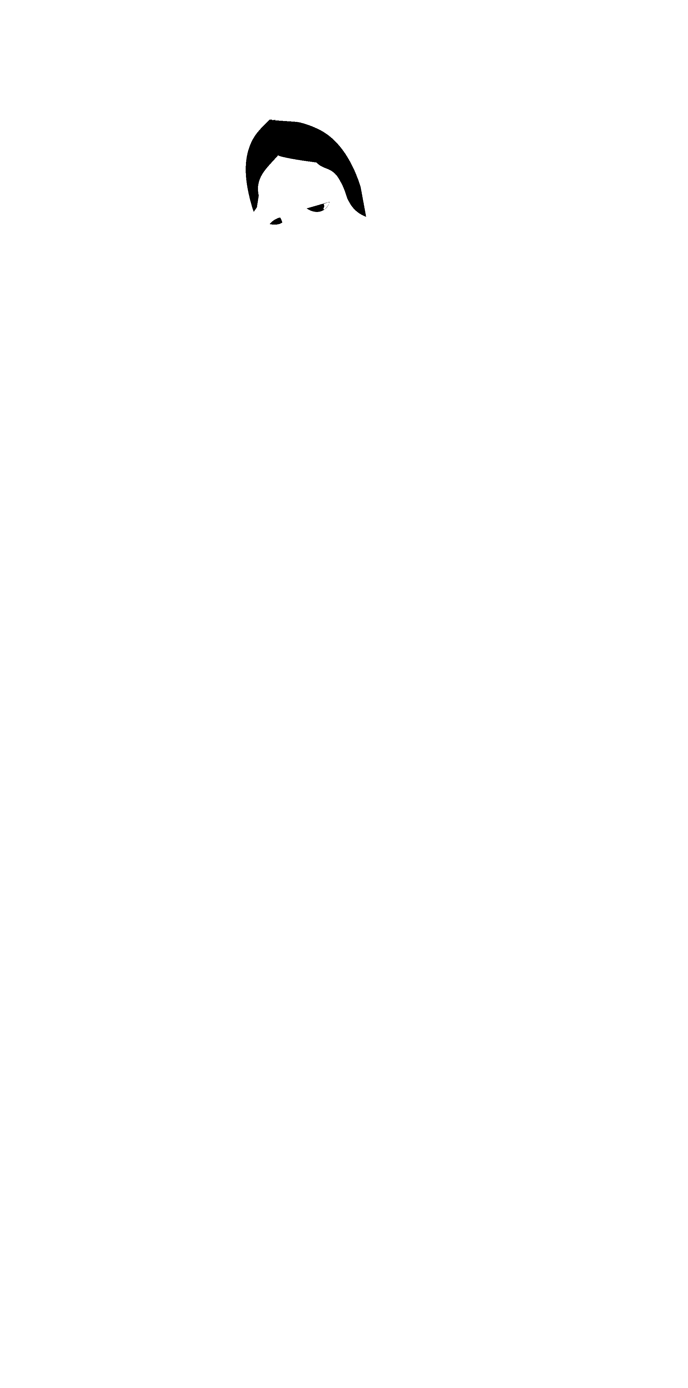 Virgen De Guadalupe Logo Black And White - Golf Club (2400x4839), Png Download