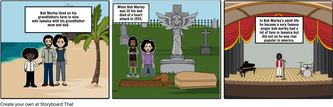 Bob Marley - Cartoon (1164x385), Png Download