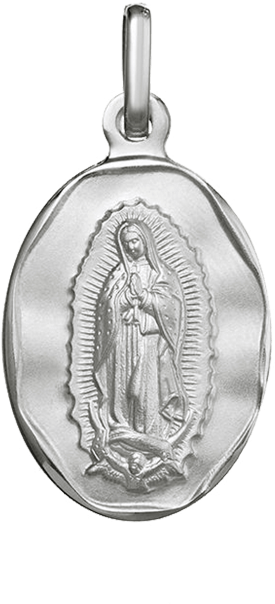 Iniciomedallas De Platamedalla Virgen De Guadalupe - Medalla Plata Virgen Guadalupe (1200x1600), Png Download