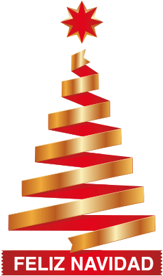 Cinta De Navidad Png - Christmas Tree (1024x576), Png Download