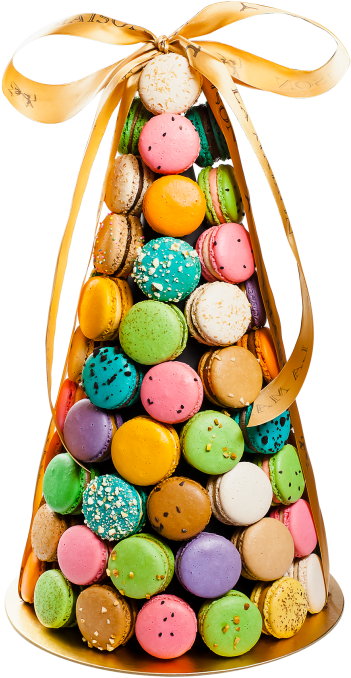 La Maison Macaron Tower (680x754), Png Download