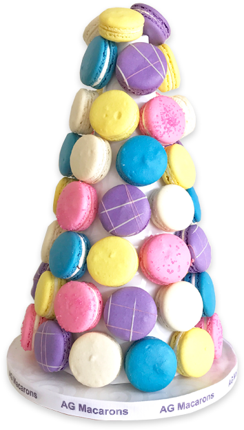 Traditional Frech Macaron Towers By Ag Macarons - Ag Macarons (700x700), Png Download