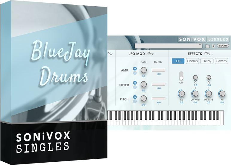 Blue Jay Drums - Sonivox Blue Jay Drums (download) (800x600), Png Download