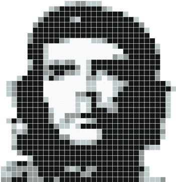 Che Guevara - Che Guevara Pixel Art (350x450), Png Download