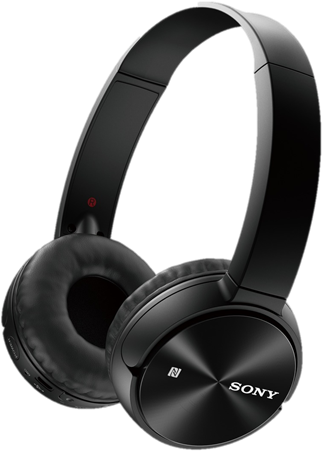 [saraiva] Fone De Ouvido Bluetooth Sony Zx330bt R$ - Sony Bluetooth Headset Mdr-zx330bt (345x468), Png Download