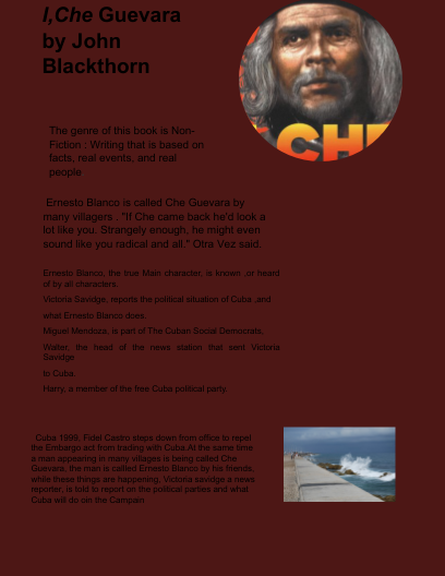 , Che Guevara: A Novel [book] (408x528), Png Download