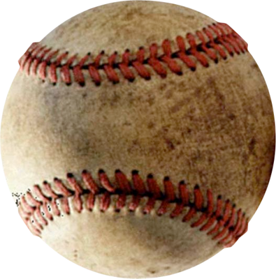 Baseball Old Ball (395x400), Png Download