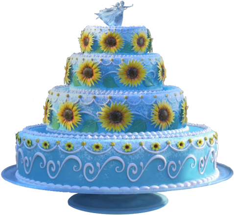 See Some New Footage From Frozen Fever In This “cinderella - Cake Movie Frozen Fever (500x500), Png Download