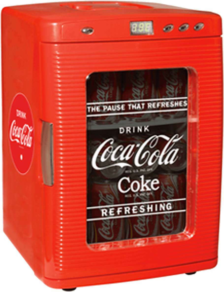 Coca Cola Vintage Fridge - Coca Cola Beverage Cooler (1500x1500), Png Download