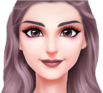 Colorful Cute Girl Drawings - Girl Tumblr Draw (450x300), Png Download
