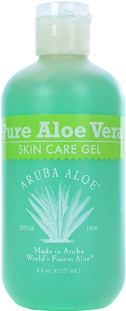 Pure Aloe Vera Skin Care Gel - Aruba Aloe Pure Aloe Vera Skin Care Gel (412x480), Png Download
