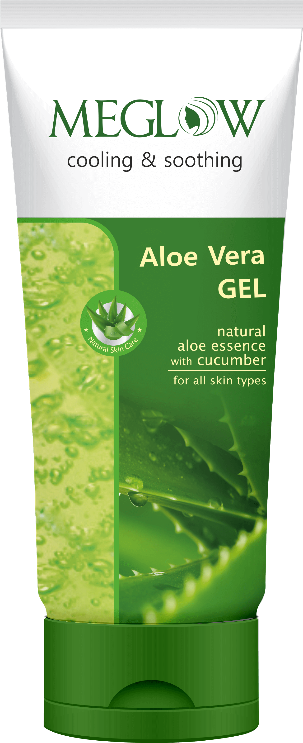Meglow Aloevera Gel - Meglow Aloe Vera Gel (1450x3127), Png Download