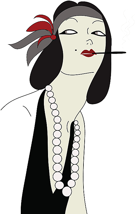 Vector Transparent Download S Female Cartoon Girl Transprent - Vintage Girls (600x819), Png Download
