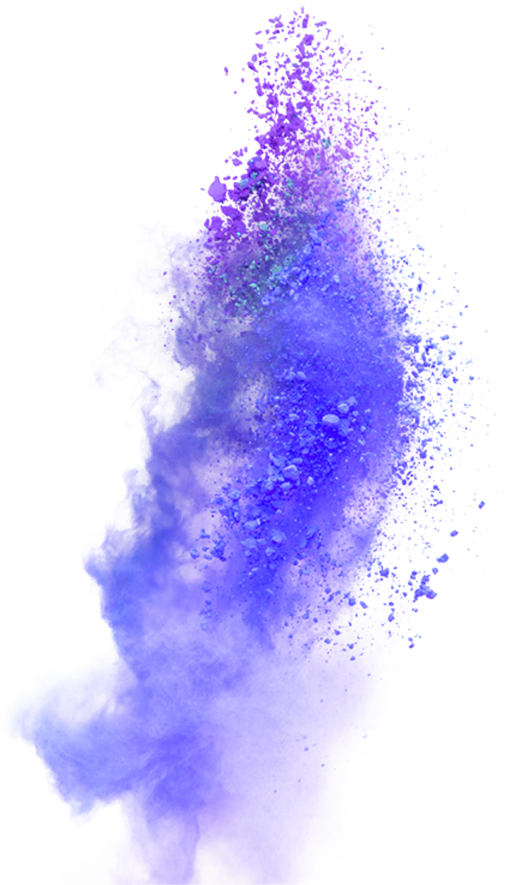 Purple Powder Explosion Png (480x603), Png Download