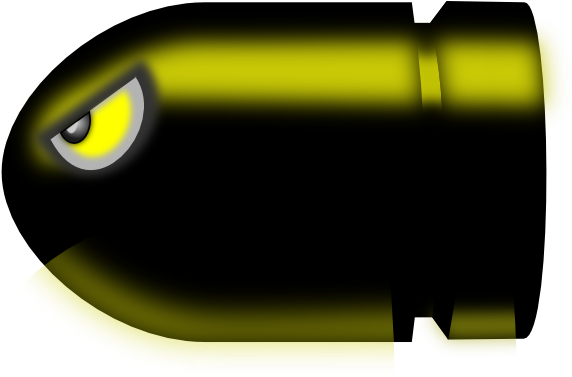 Gun Bullet Clipart 2s7nnm Clipart - Peluru Animasi (600x376), Png Download