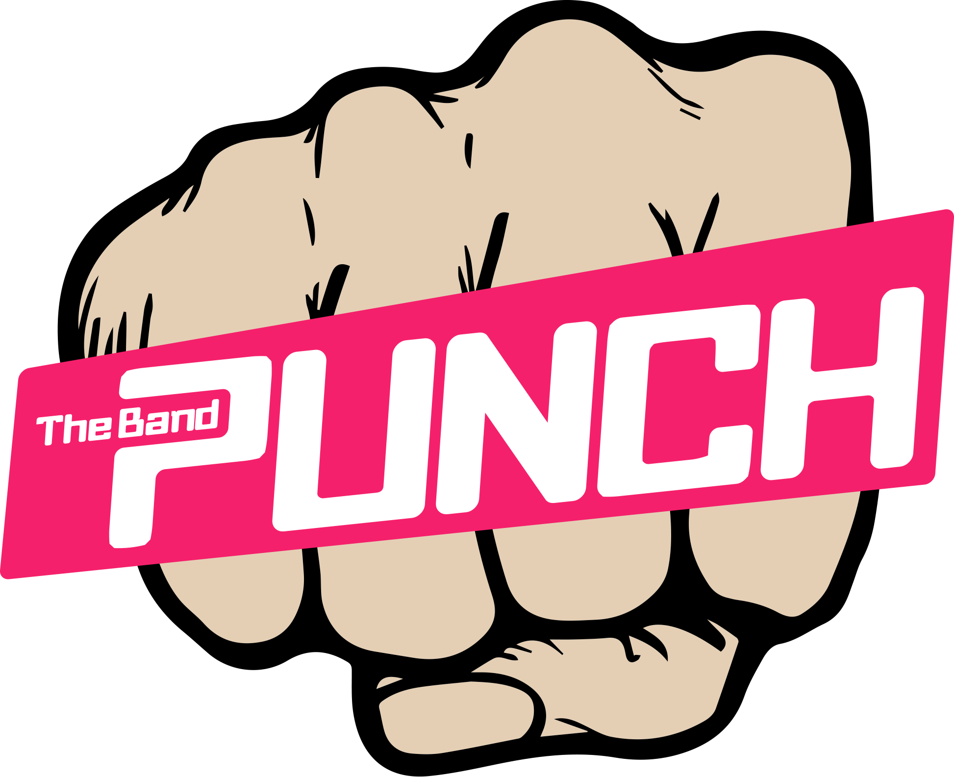 Clipart Fist Punching (1946x1585), Png Download