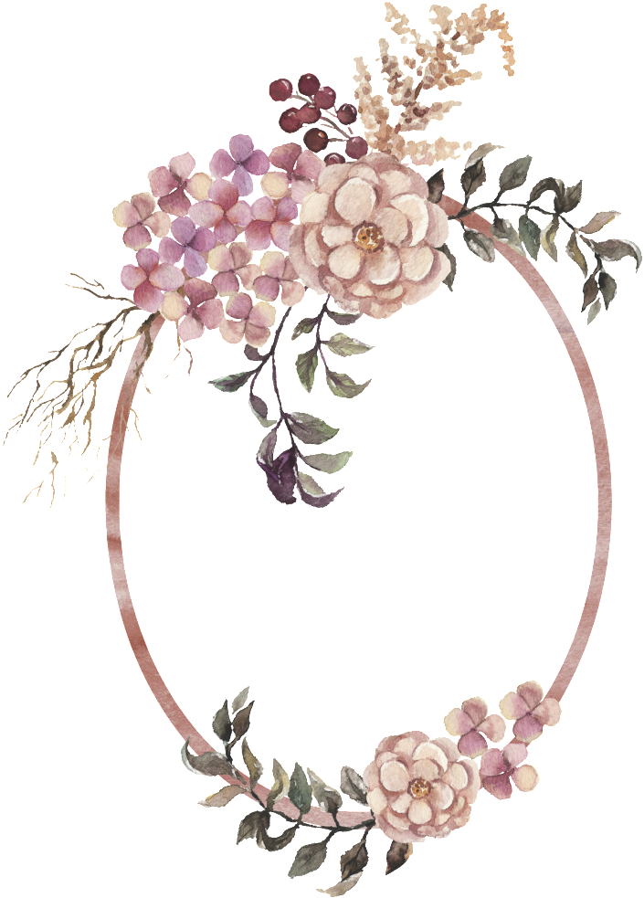 Free Wedding Decoration Watercolor Transparent - Wreath (1024x1024), Png Download