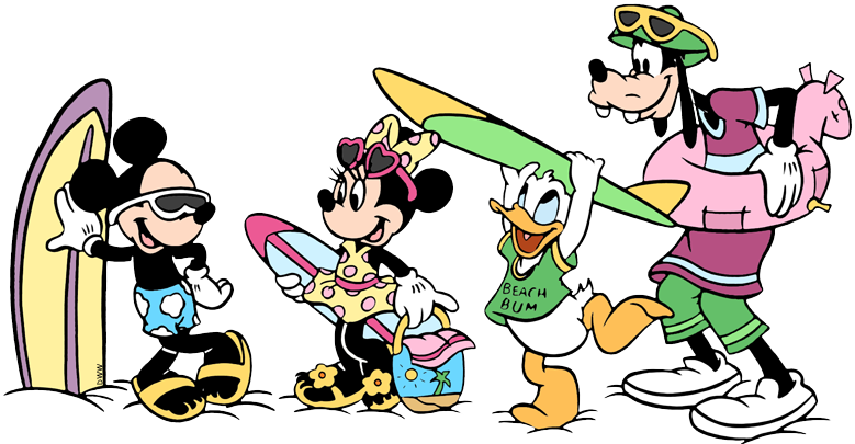 Minnie Mouse Icon Png Clipart Minnie Mouse Mickey Mouse - Minnie Mouse Beach Coloring Pages (779x405), Png Download