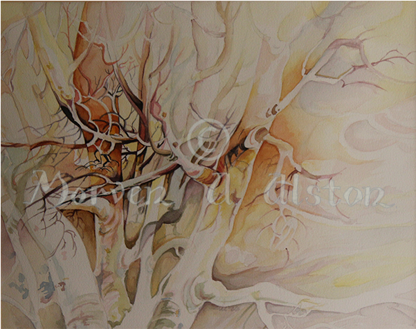 Watercolour Abstract Painting By Morven A - Modern Art (600x600), Png Download