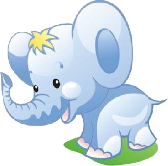 Elephant Clipart - Baby Elephant Clipart Png (600x600), Png Download
