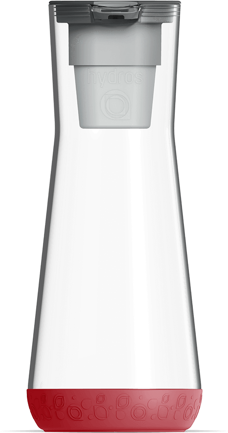 40 Oz Carafe Red With Filter - Red (1250x1250), Png Download