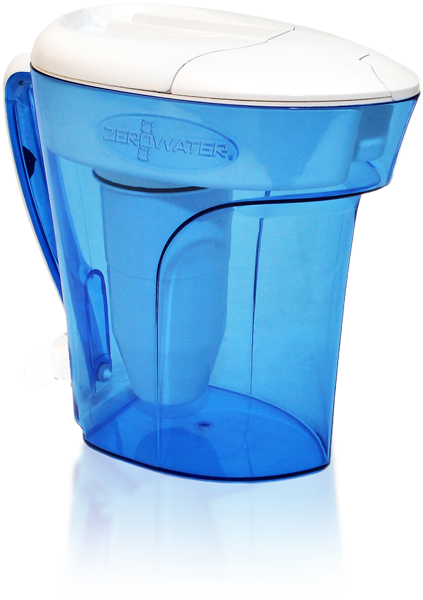 Zero Water Drinking Water Filters Home Purification - Zerowater 12-cup Ready Pour Pitcher (423x600), Png Download
