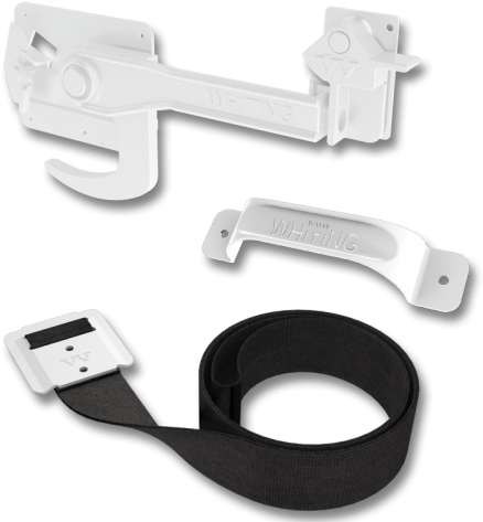 White Powder Coated Hardware - Powder Coating (500x500), Png Download