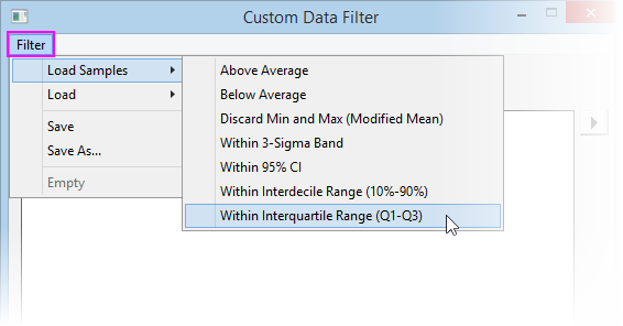 Custom Data Filter Filter Menu - Portable Network Graphics (566x296), Png Download