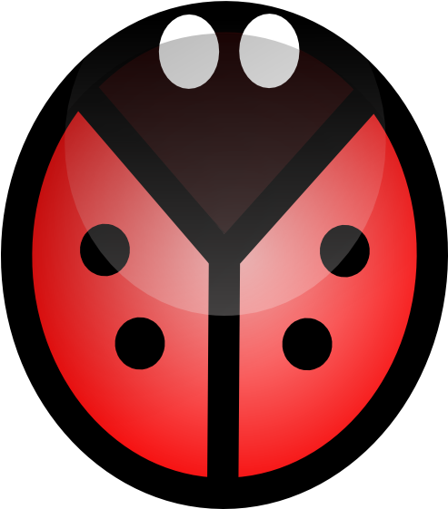 Animated Ladybug Clipart - Cartoon Ladybird (492x597), Png Download