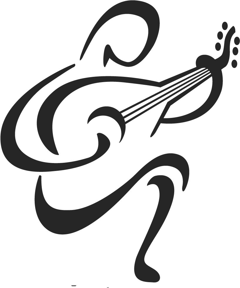 Arabic Music Retreat - Music Staff Art (904x1031), Png Download