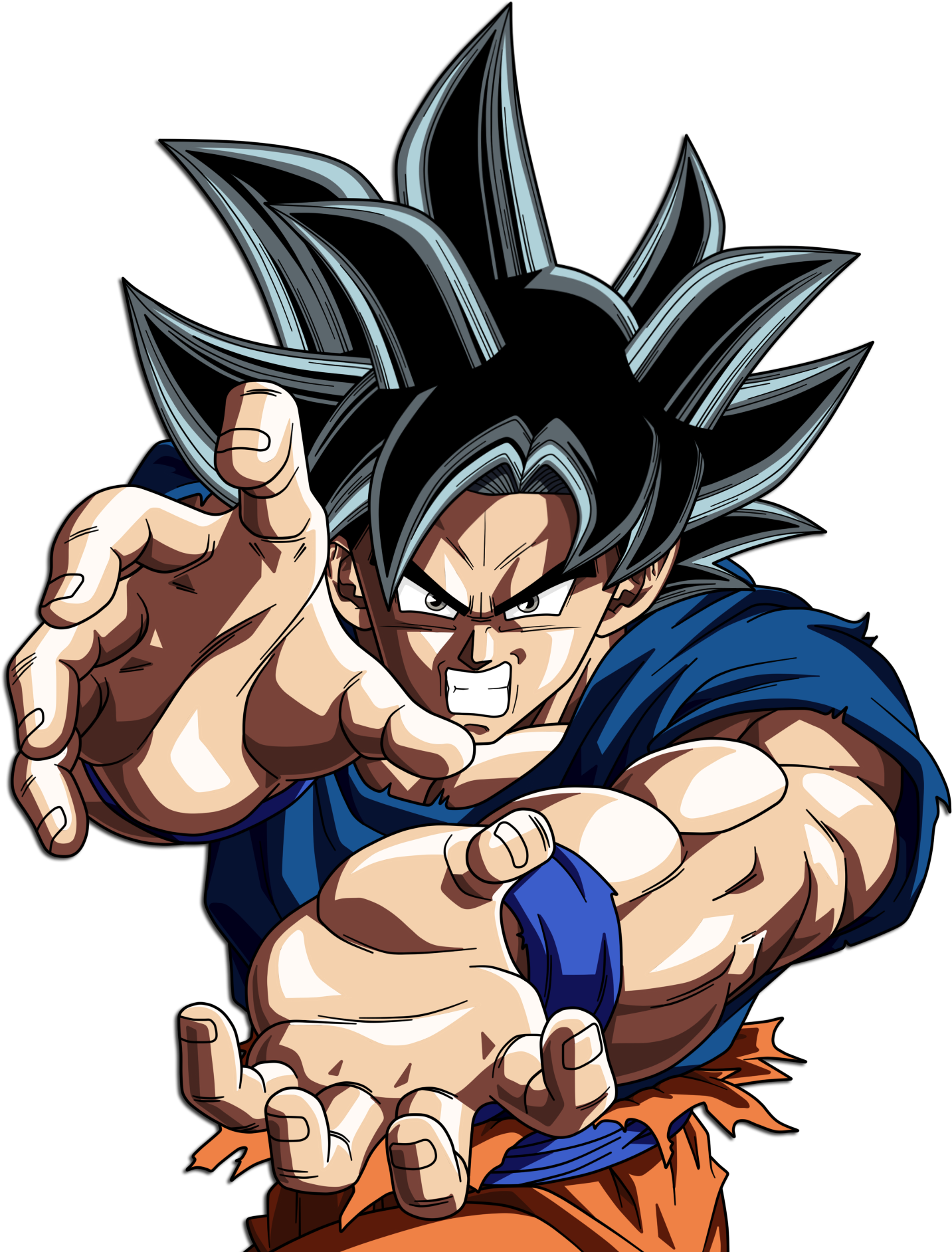 Goku Ultra Instinct Png Svg (2000x1900), Png Download