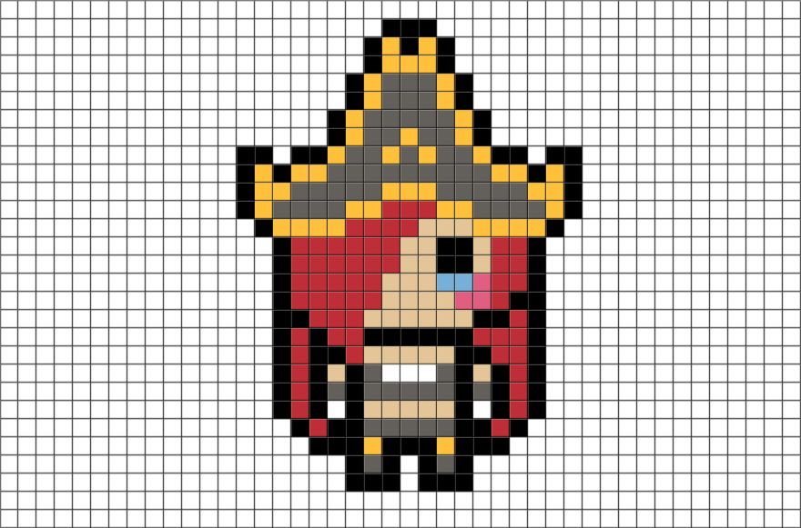 Miss Fortune Pixel Art (880x581), Png Download
