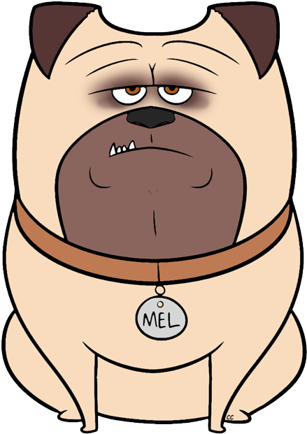 Pets Clipart Secret Life Pets - Cartoon Secret Life Of Pets (450x640), Png Download