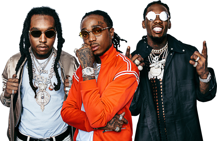 Clip Art Black And White Download Migos Transparent - Migos 2018 (924x600), Png Download