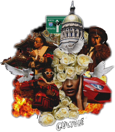 Migos Culture Rappers Slippery Badandboujee Getrightwit - Migos Culture Explicit Version (368x423), Png Download