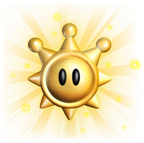 Fi Shine - Super Mario Sunshine Shine Sprite (500x477), Png Download