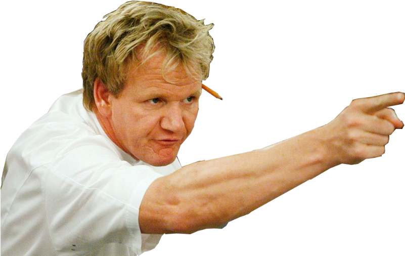 Lien Direct, 2017/43/4/1509043064 Ramsay Doigt - Gordon Ramsay Mark Lee (800x600), Png Download