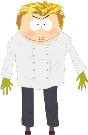 Identities Cartman Gordon Ramsey - Dan-san (337x540), Png Download