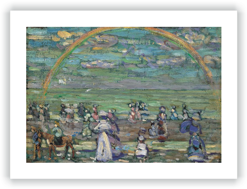 Publications And Related Products - Giclee Painting: Prendergast's Rainbow, 1905, 61x41in. (800x610), Png Download