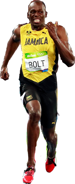 Usainbolt Freetoedit - Usain Bolt (240x586), Png Download