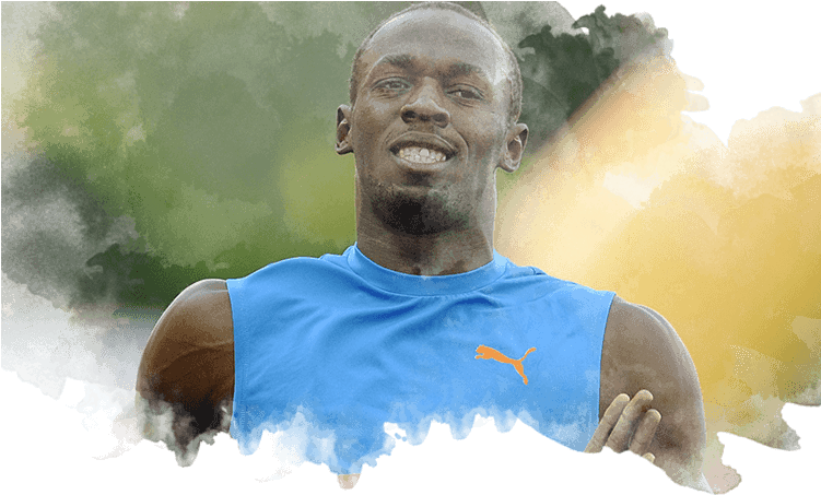 ¿qué Sabes De Usain Bolt - 100 Metres (750x474), Png Download