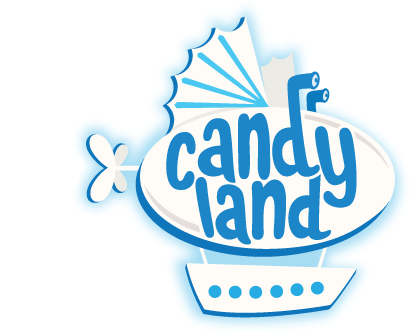 New Logo - Candyland - Candy Land (412x334), Png Download