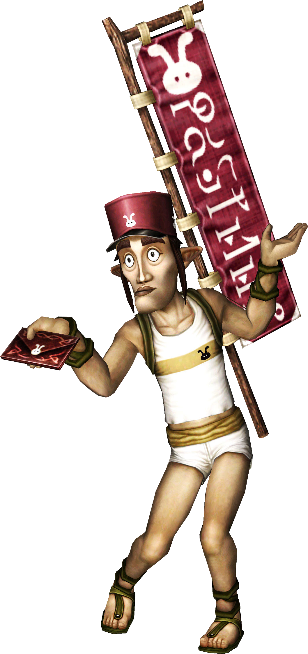 Usain Bolt Has Got Nothing On This Guy - Zelda Weird Characters (1240x2325), Png Download