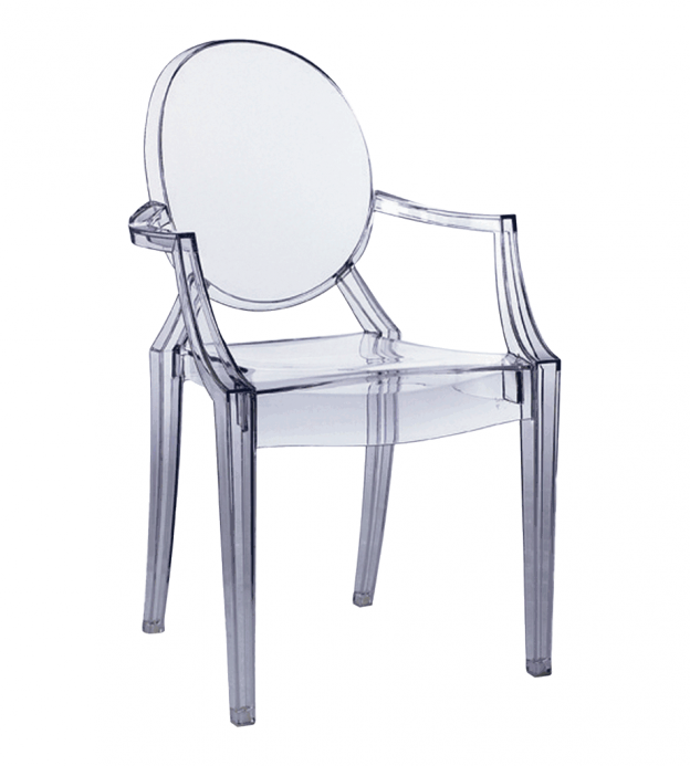 Victoria Ghost Chairs Gordon Ramsay Gala Dinner Glasgow - See Through Plastic Chair (624x693), Png Download
